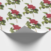Camellia Bloem Patroon Cadeaupapier (Hoek)