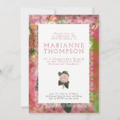 Camellia Bloemen 65e Verjaardagsbrunch Kaart (Achterkant)