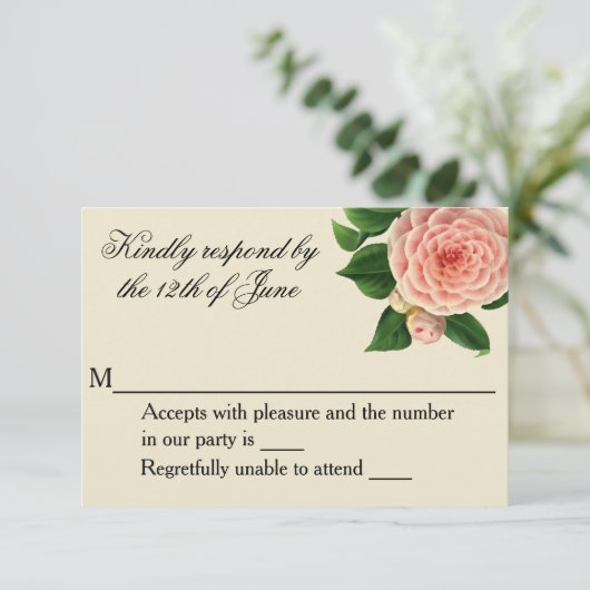  Camellia Botanical RSVP (Staand voorkant)