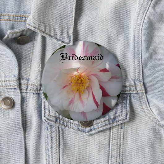 Camellia Bridesmaid Button (In situ)