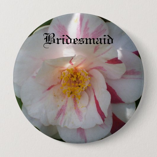 Camellia Bridesmaid Button (Voorkant)