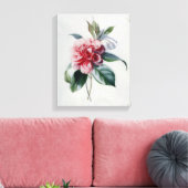 Camellia Canvas Afdruk (Insitu (Woonkamer))
