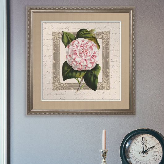 Camellia Chateau Chic Botanisch Poster