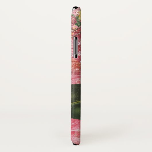  Camellia Collage Elegant Roze Case-Mate iPhone Case (Achterkant / rechts)