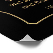 Camellia Flower en Bijbelcitaat uit Sirach 24: 21 Poster (Hoek)