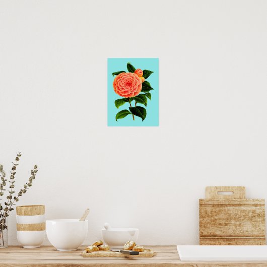 Camellia Flower Poster (Keuken)