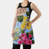 camellia, forsythia, rhododendron en acacia print schort (Insitu)