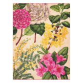 camellia, forsythia, rhododendron en acacia tafelkleed (Voorkant)