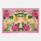 camellia, forsythia, rhododendron en acacia theedoek (Horizontaal)