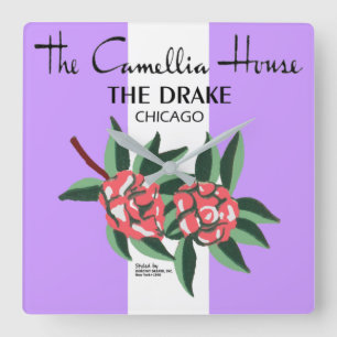 Camellia House, Drake Hotel, Chicago; 1940-1977 Vierkante Klok