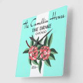 Camellia House, Drake Hotel, Chicago, IL Vierkante Klok (Hoek)