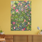 Camellia in Bloem 2014 Canvas Afdruk (Insitu (Woonkamer))