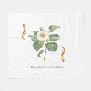 Camellia japonica 'Alba Plena' Fleece Deken