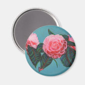 Camellia Japonica Sky Magneet (Voorkant / Achterkant)