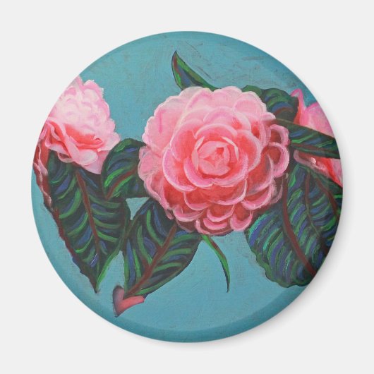 Camellia Japonica Sky Magneet (Voorkant)