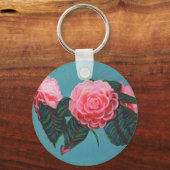 Camellia Japonica Sky Sleutelhanger (Voorkant)