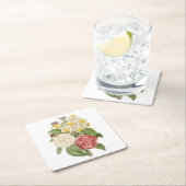 camellia, narcissus, pansy door Redouté Kartonnen Onderzetters (Insitu)