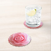 Camellia "Otome-tsubaki" [Paper Coaster] Kartonnen Onderzetters (Insitu)