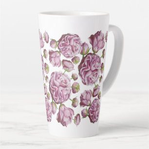 Camellia Roos Garden Flowers Latte Mok