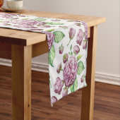 Camellia Roos Garden Flowers Short Table Runner Korte Tafelloper (Voorbeeld)