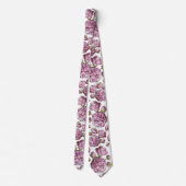 Camellia Roos Garden Flowers Stropdas (Achterkant)