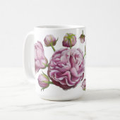 Camellia rozentuin bloemen   koffiemok (Voorkant links)