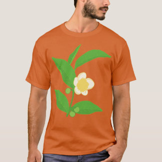 Camellia Sinensis Illustratie T-shirt