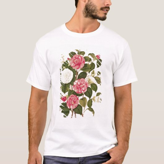 Camellia uit "A Monograph on the Genus" T-shirt (Voorkant)