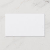 Camellia waterverf visitekaartjes (Achterkant)