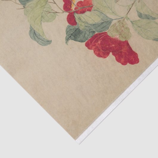 Camellias door Ma Yuanyu Tissuepapier (Detail)