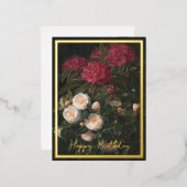 Camellias en Rhododendrons Folie Feestdagen Briefkaart (Voorkant / Achterkant)