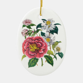 Camellias Keramisch Ornament