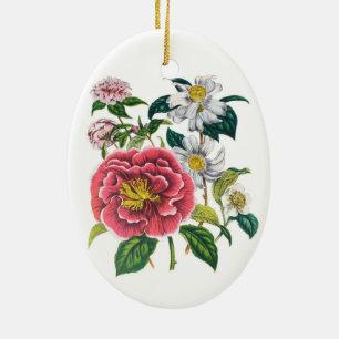 Camellias Keramisch Ornament