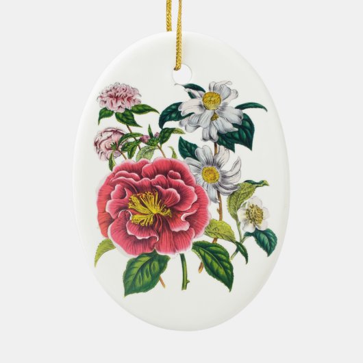 Camellias Keramisch Ornament (Achterkant)