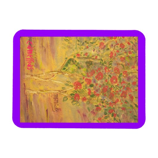 camellias magneet (Horizontaal)