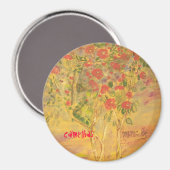 camellias sketch magneet (Voorkant / Achterkant)