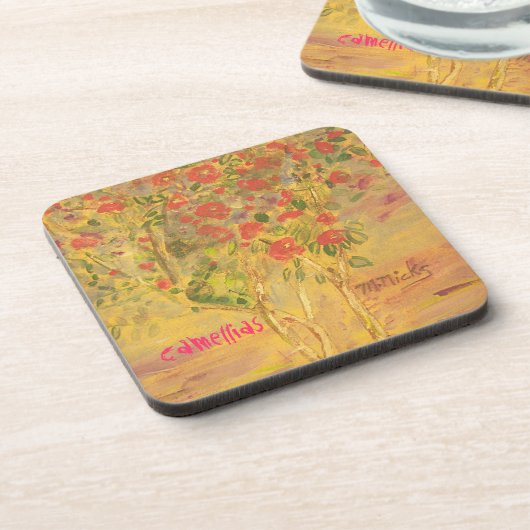 camellias sketch onderzetter (Linkerzijde)