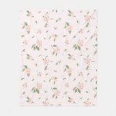Camelliatuin met blos - Delicate bloemcomfort Fleece Deken (Voorkant)