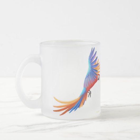 Camelot Hybrid Macaw Frosted Glass Mok (Links)