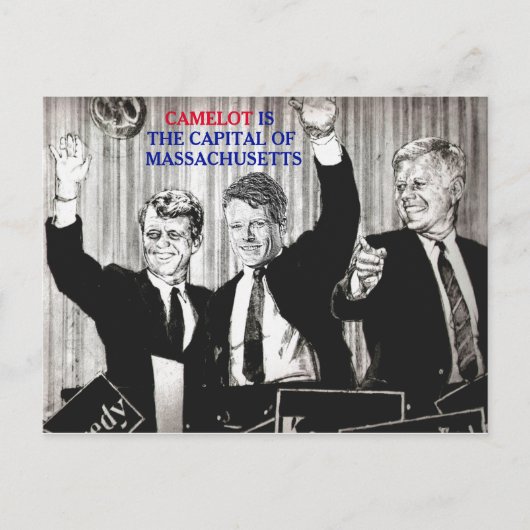 Camelot is de hoofdstad van Massachusetts Briefkaart (Voorkant)