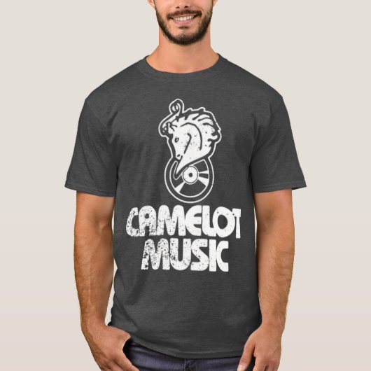 Camelot Music T-Shirt - Retro 1980s Music (Voorkant)