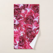 Camelot Red Floral Bad Handdoek (Handdoek)