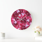 Camelot Red Floral Grote Klok (Huis)