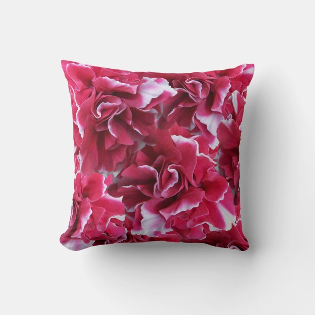 Camelot Red Floral Kussen (Voorkant)