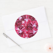 Camelot Red Floral Ronde Sticker (Envelop)