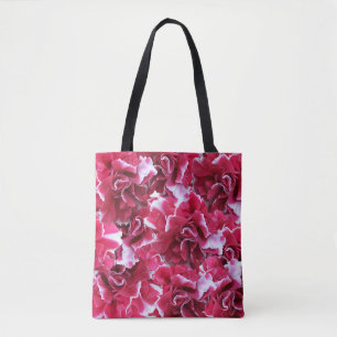 Camelot Red Floral Tote Bag