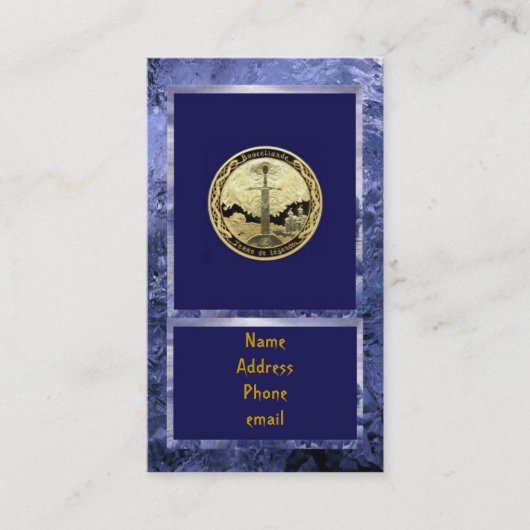 Camelot Wizard Knight King Arthur Visitekaartje (Voorkant)