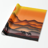 Camels Art Cadeaupapier (Uitgerold)