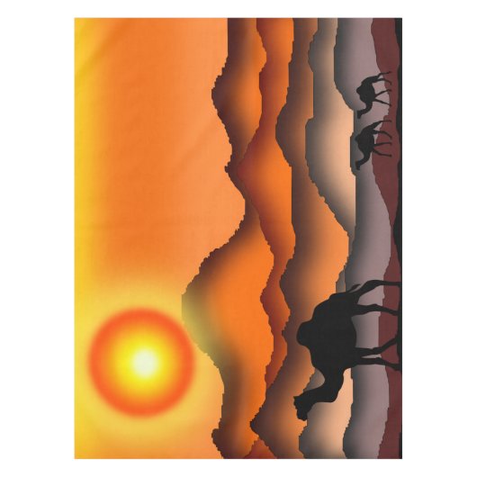 Camels Art Tafelkleed (Voorkant)