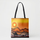 Camels Canvas tas (Voorkant)